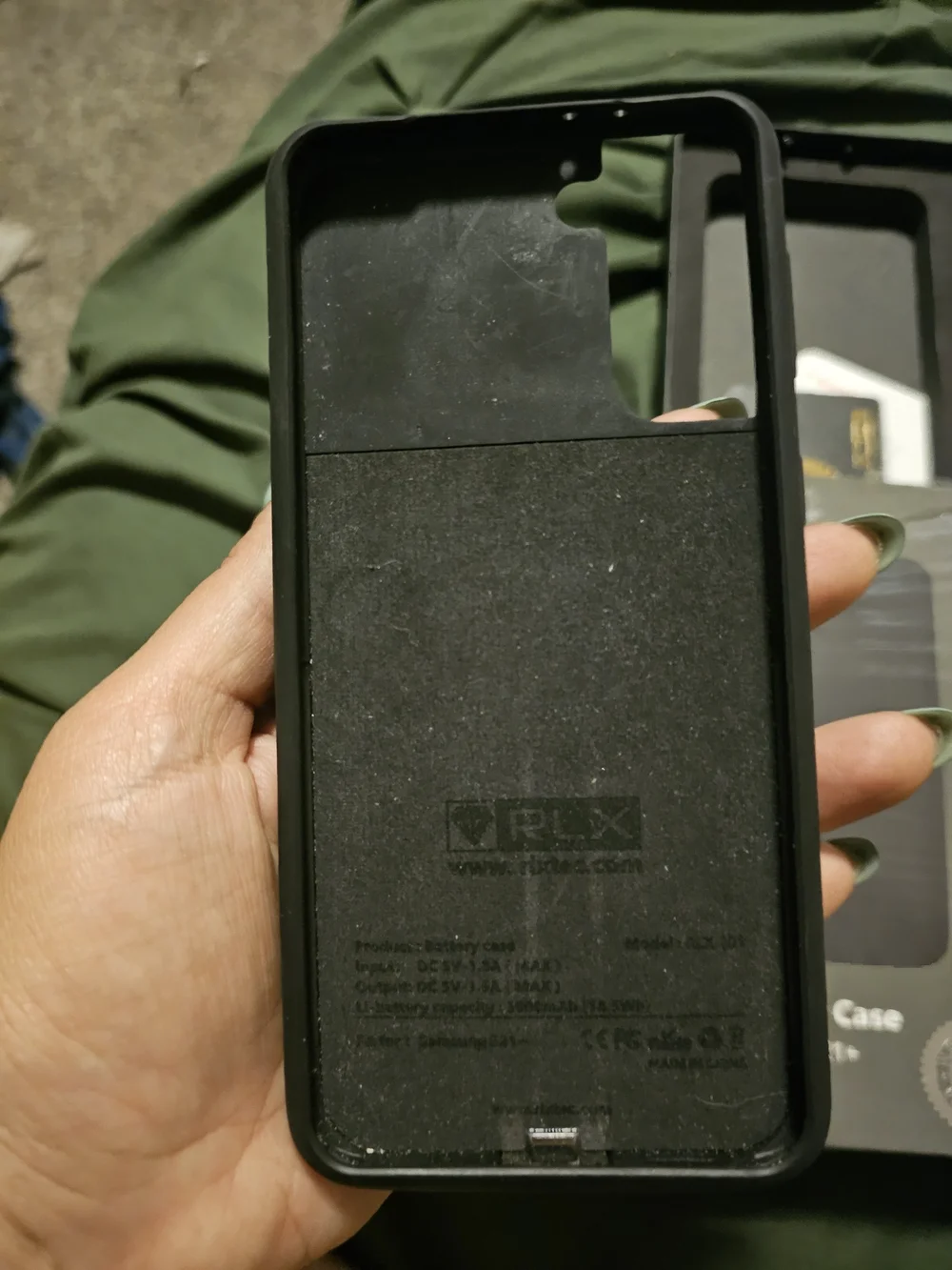 Battery Case for Samsung Galaxy S21+ - Black